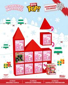 Funko Bitty Pop Character Countdown Calendar, Princess And Design Optional, 24 Pieces Buildable Castle Scene For Shelf Display - Multicolor - View 5
