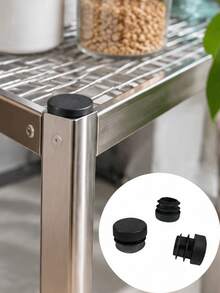 Plastic Round Pipe Plugs, Round‑Foot Inserts, Stainless‑Steel Shelf And Furniture Foot Pads, End Caps, Sealing Stoppers - 19 round plug thickened - View 7