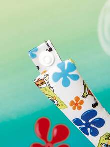 SpongeBob SquarePants | SHEIN 6件組卡通印花免加熱捲髮工具套組 - 彩色 - 查看 8