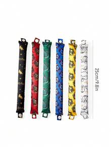 HARRY POTTER X SHEIN 6-Piece Cartoon Printing No Heat Curling Tool Set, - Multicolor - View 7