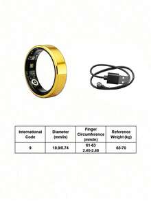 Teckwe R7/R1/TK18/TK16 Smart Ring15–20mAh Battery With Up To 5 Days Of Use. Multi-Mode Sports Tracking,Supports Gesture Photography, Call/Message Alerts. Health Monitoring: Sleep Tracking, Heart Rate, Blood Oxygen, Skin Temperature Detection. - Multicolor - View 19