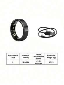 Teckwe R7/R1/TK18/TK16 Smart Ring15–20mAh Battery With Up To 5 Days Of Use. Multi-Mode Sports Tracking,Supports Gesture Photography, Call/Message Alerts. Health Monitoring: Sleep Tracking, Heart Rate, Blood Oxygen, Skin Temperature Detection. - Multicolor - View 29