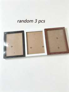 3pcs Retro Photo Frame, DIY Desktop Photo Holder, Suitable For Storing Photos, Plant Specimens, Home Decoration, And As Gifts For Birthdays, Graduations, And Valentine's Day. - A - View 8