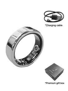 Teckwe R7/R1/TK18/TK16 Smart Ring15–20mAh Battery With Up To 5 Days Of Use. Multi-Mode Sports Tracking,Supports Gesture Photography, Call/Message Alerts. Health Monitoring: Sleep Tracking, Heart Rate, Blood Oxygen, Skin Temperature Detection. - Multicolor - View 9