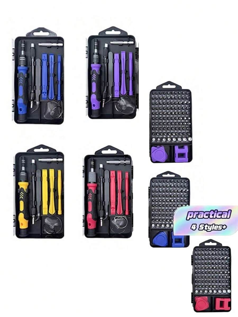 Socket Set, Ratchet, Automotive Repair Tools, Multi-Function Home Repair Kit, Screwdriver Bit Set, Car Repair Toolbox - Repair Tool Kit - View 1