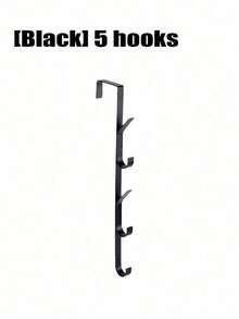 1pc/2pcs Over-The-Door Hooks Multi-Functional Space-Saving Vertical Storage Hooks, No-Drill Door Hanging Storage Rack, Suitable For Bathroom, Bedroom, Entryway, Sturdy Door Back Clothing Rack, Towel Rack, Home Bathroom Accessories, Home Decor Storage - Vertical Hook - View 16