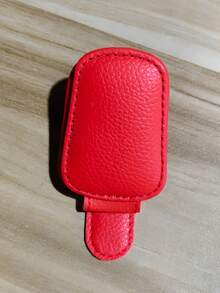 1PC Universal Car Sun Visor Glasses Clip, Non-Slip PU Eyeglass Holder, Securely Fits Fashion Glasses Prescription Glasses, Suitable For All Car Models, Car Interior Decor Accessory - Multicolor - View 14