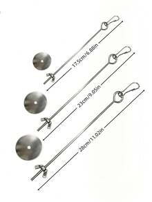 Stainless Steel Bird Fruit Forks - Parrot Cage Accessories Set For Fruit & Snack Feeding | Rustproof Chew-Proof Bird Supplies, Immediate Use Bird Toys - Silver - View 4