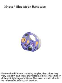 Box Packs Halloween-Themed Triangle Candy Box – Black Cat, Pumpkin, Ghost, Witch Edition. Party Favor Wrapping Paper For Collecting Candy. - multicolor - View 5