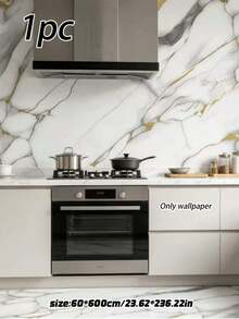 Three Meals, Four Seasons Cartoon Kitchen Oilproof Self-Adhesive Waterproof High-Temperature Resistant Decals, Stove Hood Cabinet Wall Desktop Stove Renovation Rental Apartment Remodeling Home Wipeable Decorative Protective Film - multicolor - View 7