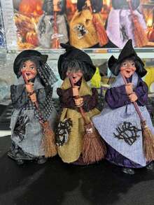 Halloween Witch Living Room Creative Storage Decorations For Schools, Offices, Gifts, Weddings, Start Of School Season, Small Party Games, And Daily Parties - multicolor - View 2