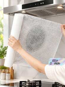 Set Of White Kitchen Exhaust Filters, Grease-Resistant Oven Fans, And Grease-Resistant Kitchen Stickers,Roll Extension And A Very Long 1000 Cm/Roll Version For All Sizes Of Fans, Clean For Eid Al-Adha - multicolor - View 1