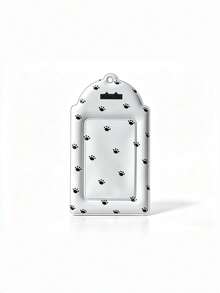 1PC Cat Paw Print PVC Card Protector White Black Cute Badge Sleeve For ID Photo Card Mini Photocard Display Collectible Card Storage Case - multicolor - View 6