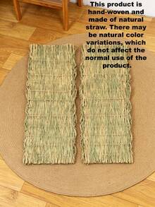 1PC Natural Grass Mat For Rabbits Guinea Pigs Hamsters, Breathable Moisture-Proof Cage Bedding, Pet Nest Supplies For Small Animals, Poultry, Indoor Outdoor Use - View 5
