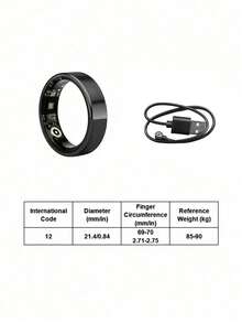 Teckwe R7/R1/TK18/TK16 Smart Ring15–20mAh Battery With Up To 5 Days Of Use. Multi-Mode Sports Tracking,Supports Gesture Photography, Call/Message Alerts. Health Monitoring: Sleep Tracking, Heart Rate, Blood Oxygen, Skin Temperature Detection. - Multicolor - View 27