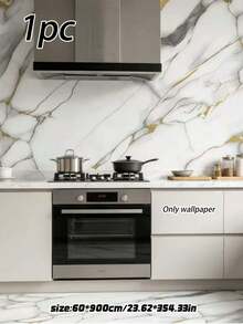 Three Meals, Four Seasons Cartoon Kitchen Oilproof Self-Adhesive Waterproof High-Temperature Resistant Decals, Stove Hood Cabinet Wall Desktop Stove Renovation Rental Apartment Remodeling Home Wipeable Decorative Protective Film - multicolor - View 11
