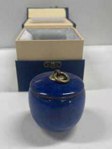 New Pet Cremation Urn Box, Crackle Glaze Ceramic Sealed Jar For Dog/Cat Ashes, Teeth, Hair Memorial Collection - Multicolor - View 5