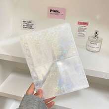 1pc Fashionable Star Printed 6-Ring A5 PVC Zipper Binder Planner, Album For Idol Photo Card & Collection,Back To School,School Supplies - Multicolor - View 22