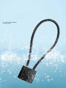 Soft Steel Wire Rope Long Padlock For Electric Bikes, Suitable For Dormitories, Warehouses, Iron Doors, Gyms, Lockers, Suitcases, And Toolboxes; Anti-Theft Lock, Drawer Lock Hardware; Rust-Resistant, Waterproof Padlock. - Multicolor - View 10