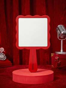 Betty Boop X POKOJA LAND 1pc Cartoon Handheld Mirror, Portable Square Design With Handle, High-Definition Reflection, Perfect For Makeup Touchups, Bathroom, Vanity, Bedroom, Travel, A Fun Birthday Or Christmas Gift For Women, Girls, Family And Friends - one-size - View 4