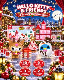 Funko Pop! Bitty Countdown Calendar 2026: Hallo Kitty, 1 Set 24-Piece Mini Character Figure Collection, Buildable Castle, Sanrios Mystery Boxes & Winter Display Accessories, Funko Advent Calendar, Halloween Christmas 2026 Gift, 24 Days Mini Surprises - Multicolor - View 12