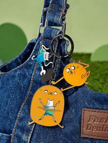 ADVENTURE TIME X Joivida 金屬合金包包吊飾與掛飾，適合禮物、錢包、背包、汽車裝飾、派對、節慶及情人節 - 彩色 - 查看 2