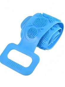 Silicone Body Exfoliating Brush Shower Brush Long Strap Handle Back Exfoliating Dirt Removal Bathroom Travel Essential Soft Gentle Deep Clean Massage Non Slip Quick Dry Portable One Piece - Multicolor - View 8
