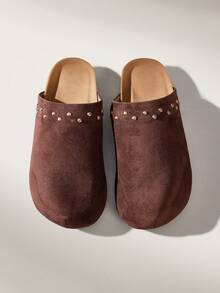 Solecia Women Shoes Women's Fashion Comfortable Flat Shoes Fall Shoes - Coffee Brown - View 5