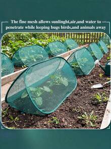 Pop-Up Plant Protection Covers With Matching Ground Stakes, Meets Multi-Plant Protection Needs - multicolor - View 6