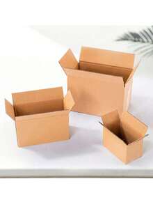 Hộp đóng gói gửi hàng 3 lớp siêu cứng (B Tile) dạng hộp, hộp carton chuyển phát nhanh, hộp chuyển phát nhanh - Màu vàng - Xem 7