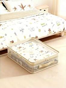 Túi đựng đồ PVC 1 cái trong suốt chống bụi chống mốc, túi đựng quần áo và bộ chăn ga gối đệm, dùng cho ga giường, vỏ chăn, chăn, quần áo theo mùa, tủ quần áo, gia đình, ký túc xá, đồ dùng du lịch thiết yếu - Xem 4
