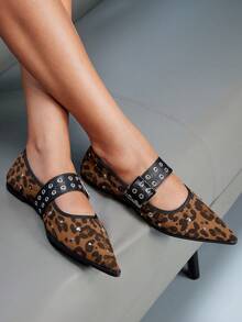 CUCCOO GRLICON Ladies, Willow Nails, Buckles, Flat Shoes. - Multicolor - View 5