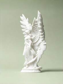 Guardian Angel Statue Figurine, Modern Minimalist Home Decor For Shelf, Tabletop & Mantel, Indoor & Outdoor Ornament, Creative Holiday Gift - multicolor - View 5