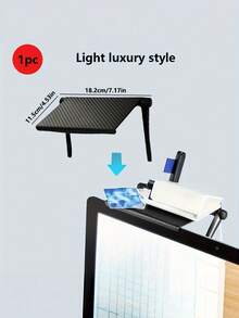 Wall Mount Router Shelf, Carbon Fiber Texture ABS Plastic Floating Wall Shelf For WiFi Router Modem TV Box Set Top Box, No Drilling Adhesive Storage Rack With Cable Management, Space Saving Organizer For Living Room Bedroom Office - Black - View 9
