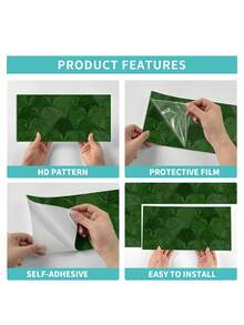 PVC Self Adhesive Wall Sticker Kitchen Oil Proof Waterproof Peel And Stick Wallpaper For Living Room Bedroom Wall Renovation Decor Easy Clean Removable DIY Home Decoration - one size fits all - View 8
