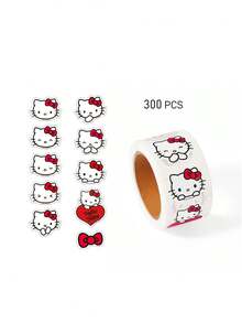 HELLO KITTY AND FRIENDS | SHEIN Cartoon Stickers, Sticker Set, Multi-Color Stickers, Suitable For Laptops, Water Bottles, Scrapbooks And DIY Handmade - Multicolor - View 3