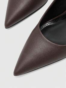 CUCCOO BIZCHIC New Pointed Toe Low Vamp Sexy Elegant High Heels For Women Spring Shoes Spring Break Easter For Christmas Spring Shoes Fall Shoes - Espresso - View 8