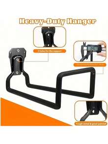 Heavy-Duty Garden Hose Holder - Rust-Resistant Wall Mount Storage Rack - Outdoor Garden And Garage Safety - Multicolor - View 8