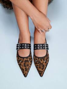 CUCCOO GRLICON Ladies, Willow Nails, Buckles, Flat Shoes. - Multicolor - View 1