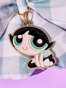 THE POWERPUFF GIRLS X Joivida 1 قطعة سلسلة مفاتيح بشكل فيونكة، مناسبة كهدية للأصدقاء - متعدد الألوان - مشاهدة 10