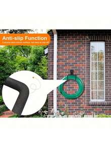 Heavy-Duty Garden Hose Holder - Rust-Resistant Wall Mount Storage Rack - Outdoor Garden And Garage Safety - Multicolor - View 3