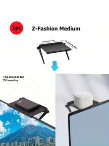 Wall Mount Router Shelf, Carbon Fiber Texture ABS Plastic Floating Wall Shelf For WiFi Router Modem TV Box Set Top Box, No Drilling Adhesive Storage Rack With Cable Management, Space Saving Organizer For Living Room Bedroom Office - Black - View 8