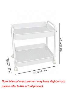 Xe đẩy mua sắm đa năng di động chịu lực, kệ lưu trữ trưng bày nhiều công dụng (phù hợp cho đồ ăn nhẹ, rau củ, khăn, sách, mỹ phẩm, v.v.) | Có bánh xe, dễ lắp ráp | Phù hợp cho nhà bếp, phòng tắm, phòng khách, v.v. - Nhiều màu 10 - Xem 2
