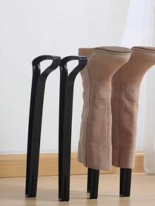 1 PC Boot Shaper Holder Rack For Tall Boots Storage Stand Up Straight Keep Boots Upright Firmly Anti Drop Easy To Use Sleek Modern Premium Design Home Closet Entryway Organization Space Saving Solution Must Have Ideal For Daily Use - View 3