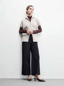 CUCCOO BIZCHIC 女款尖頭細高跟棕色後扣高跟鞋，簡約優雅，日常百搭通勤上班slingback鞋 - 棕色 - 查看 6