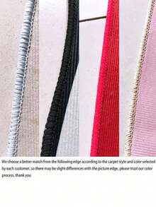 1pc Long Rug, Made Of Crystal Velvet Material, Suitable For Hallway, Bedroom, Kitchen, And Bathroom Multi-Area Decorative Mat - 1PC - View 4