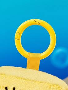 SpongeBob SquarePants | SHEIN 1 Buah Liontin Plush Lucu, Bordir Indah, Bentuk Menggemaskan, Dapat Digantung di Tas dan Kunci - Kuning - View 5