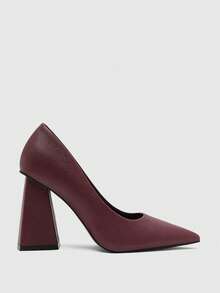 CUCCOO BIZCHIC New Pointed Toe Low Vamp Sexy Elegant High Heels For Women Spring Shoes Spring Break Easter For Christmas Spring Shoes Fall Shoes - Dark bean paste - View 2