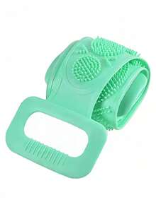 Silicone Body Exfoliating Brush Shower Brush Long Strap Handle Back Exfoliating Dirt Removal Bathroom Travel Essential Soft Gentle Deep Clean Massage Non Slip Quick Dry Portable One Piece - Multicolor - View 10