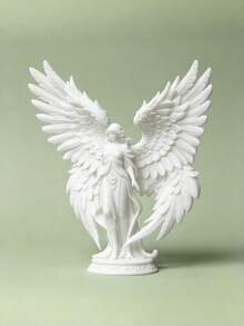 Guardian Angel Statue Figurine, Modern Minimalist Home Decor For Shelf, Tabletop & Mantel, Indoor & Outdoor Ornament, Creative Holiday Gift - multicolor - View 4